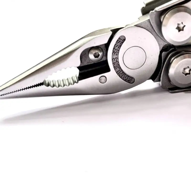 Multifunctional Folding Survival Knife & Pliers Set - EDC Tool with Saw & Cutter