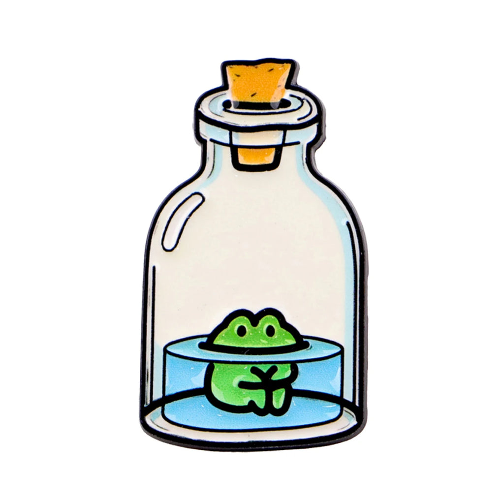Cute Frog Enamel Pin Animal Brooch Lapel Pin Badge for Backpack Clothing