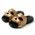 Halloween Skull Platform Slip-On Sandals Men Women Beach Flip Flops