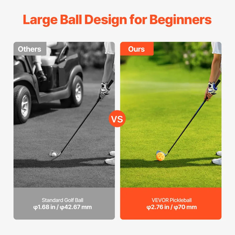 Portable Backyard Golf Game Set with 3 Holes and Accessories for Family Outdoor Fun