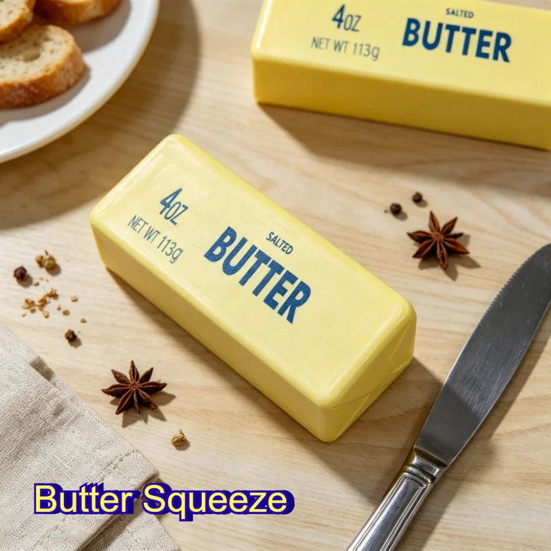 Stress Relief Butter Stick Silicone Squeeze Toy for Desk Office Anxiety Fidget Gadget
