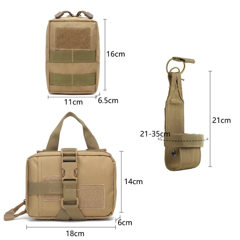 Tactical Dog Harness with Molle Pouches for Medium to Large Dogs - Adjustable Control and Security