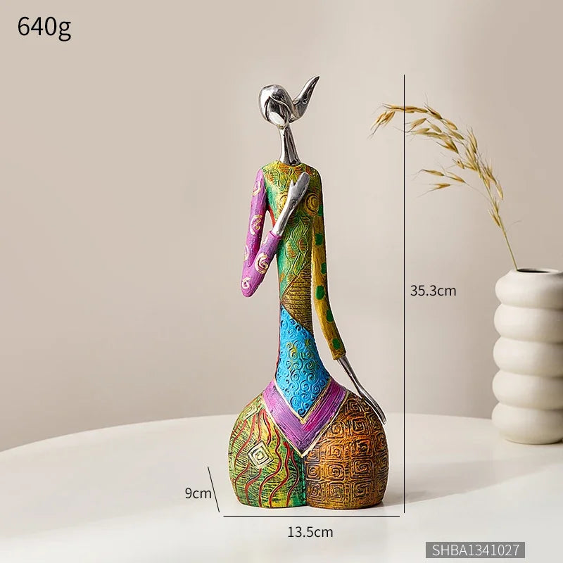Abstract Nordic Style Creative Home Decor Figurine for Living Room Modern Art Sculpture