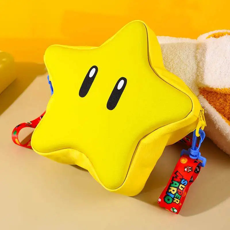 Cute Lucky Stars Anime Crossbody Bag PU Leather Backpack Kawaii Cosplay Schoolbag Gift