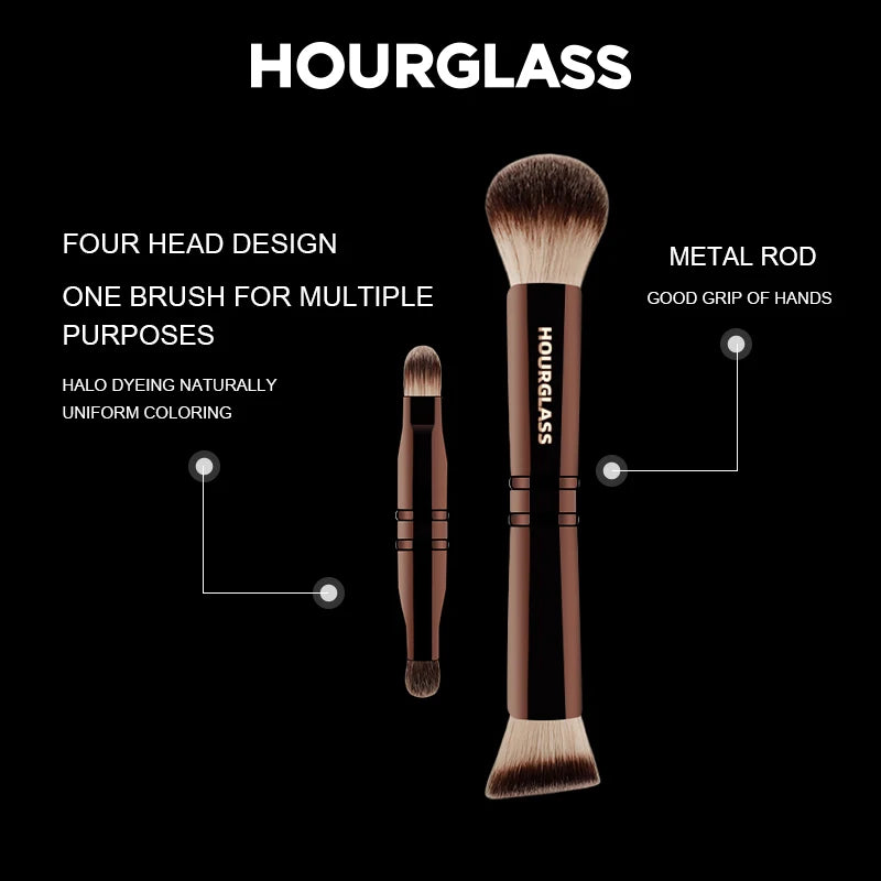 Hourglass Makeup Brush No.24 Four-Head Multifunctional Face & Eye Brush