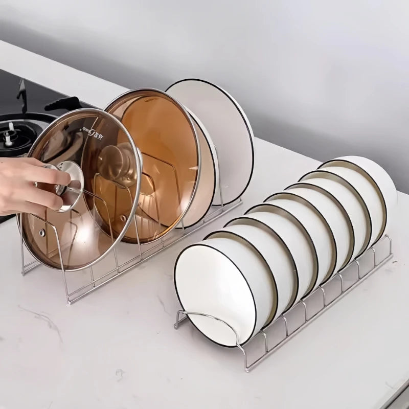 Stainless Steel Dish Rack and Dish Drain Storage Organizer for Kitchen