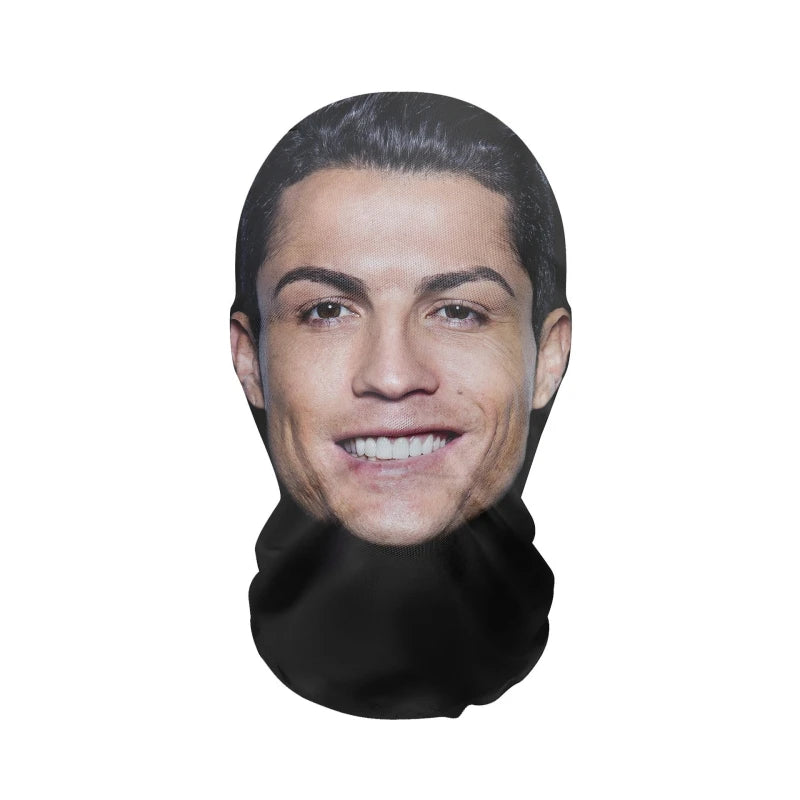 Full Face Mesh Mask for Cosplay Parties & Pranks - Lightweight Breathable Design
