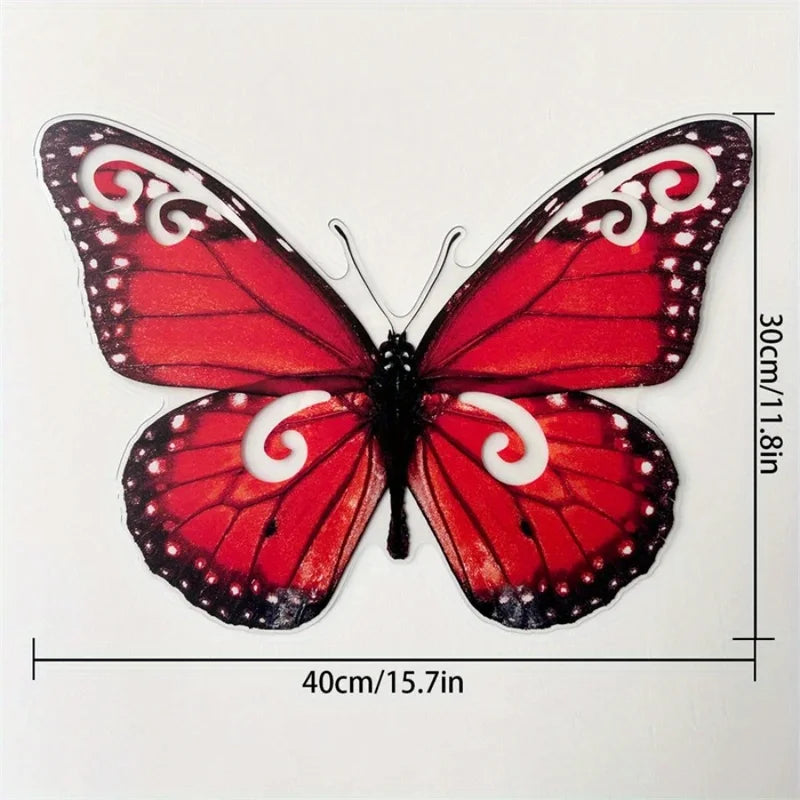 Large 3D Butterfly Wall Sticker Decor for Home Garden Wedding Party Outdoor