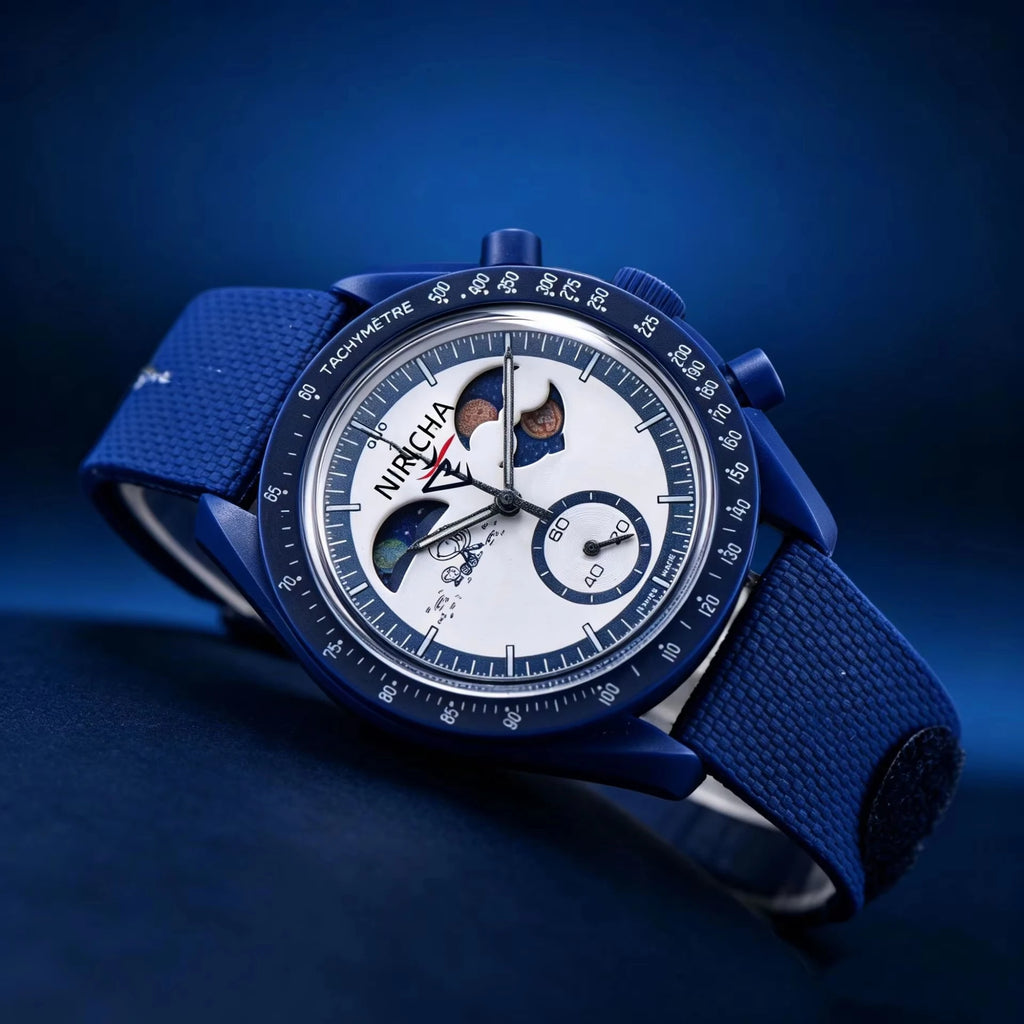 Men's Sports Quartz Watch with Luminous Dial and Nylon Strap – Cartoon Holiday Gift