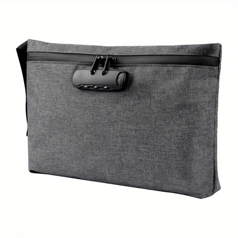 Smell Proof Travel Storage Bag with Combination Lock Waterproof Organizer
