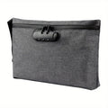 Smell Proof Travel Storage Bag with Combination Lock Waterproof Organizer