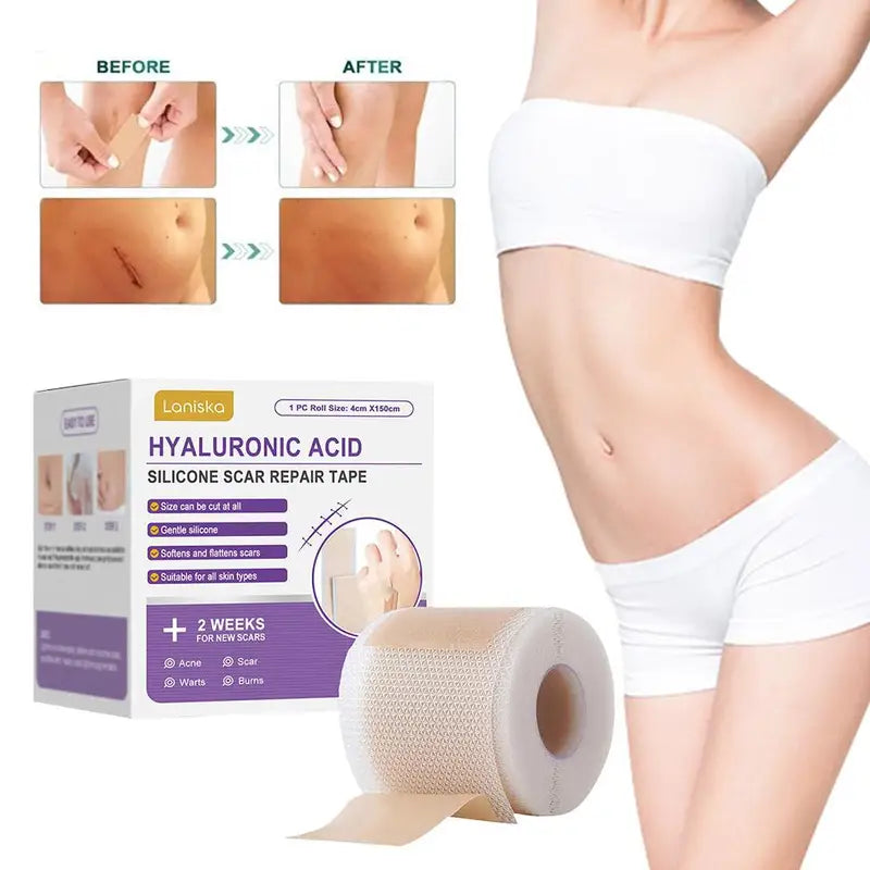 Silicone Self-Adhesive Scar Sheet Cover Patch Waterproof Breathable Skin Care Tape