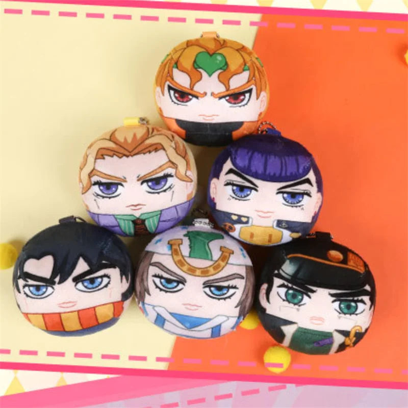Anime Bruno Buccellati Abbacchio Cosplay Badge Keychain Plush Pendant