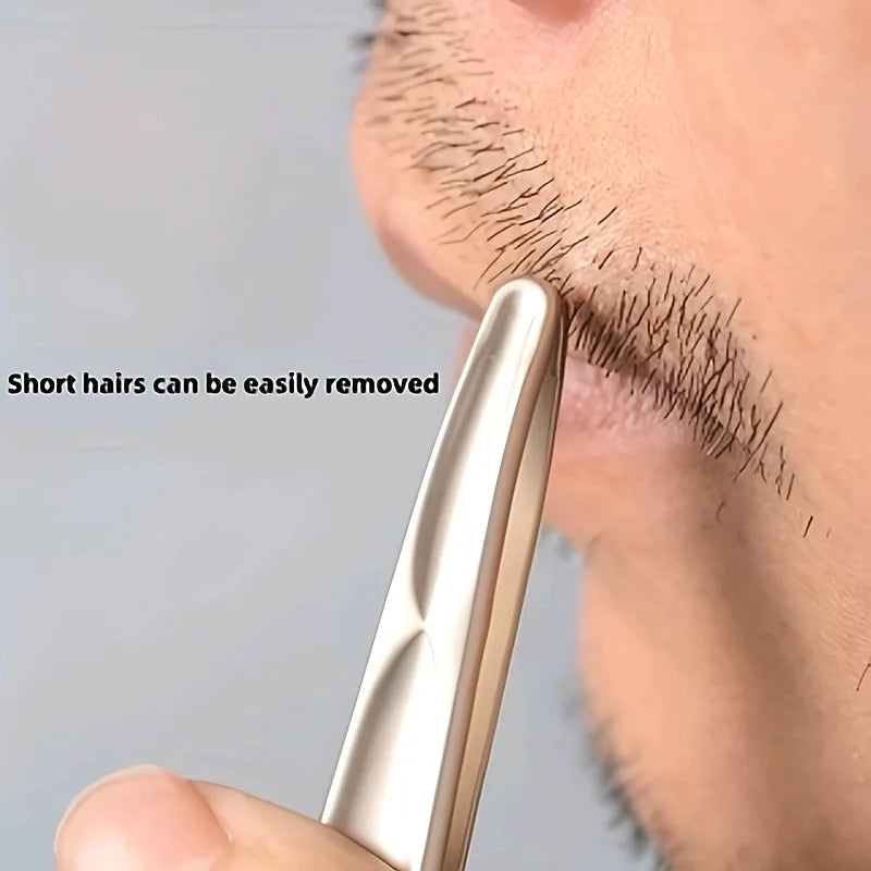 Precision Round Head Tweezers for Eyebrow Facial Hair Removal - Multiple Colors
