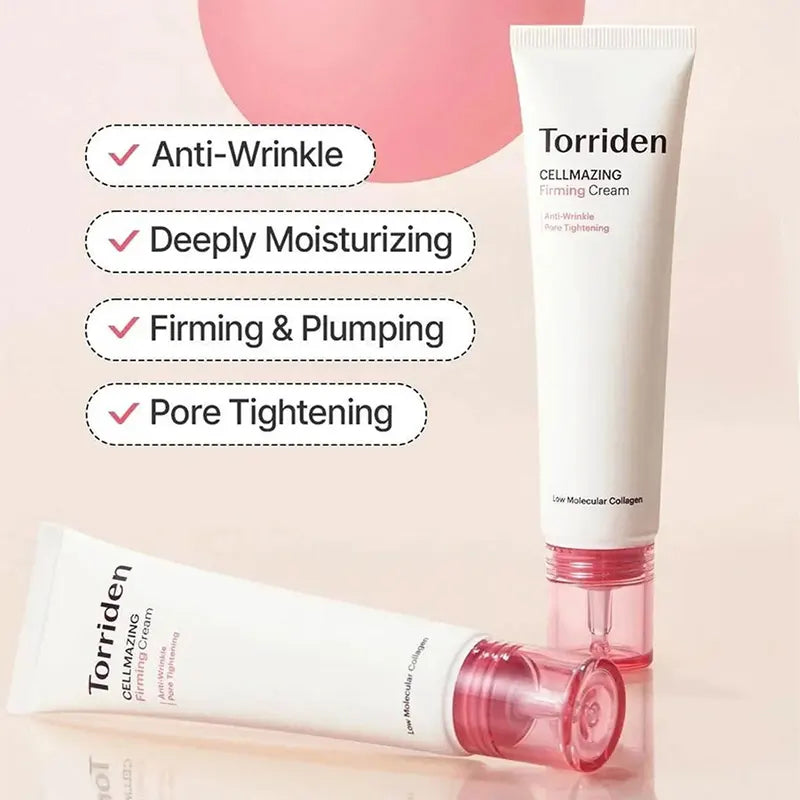 Firming Collagen Cream for Face 60ml - Hydrating, Non-Greasy, Long-Lasting Dewy Skin