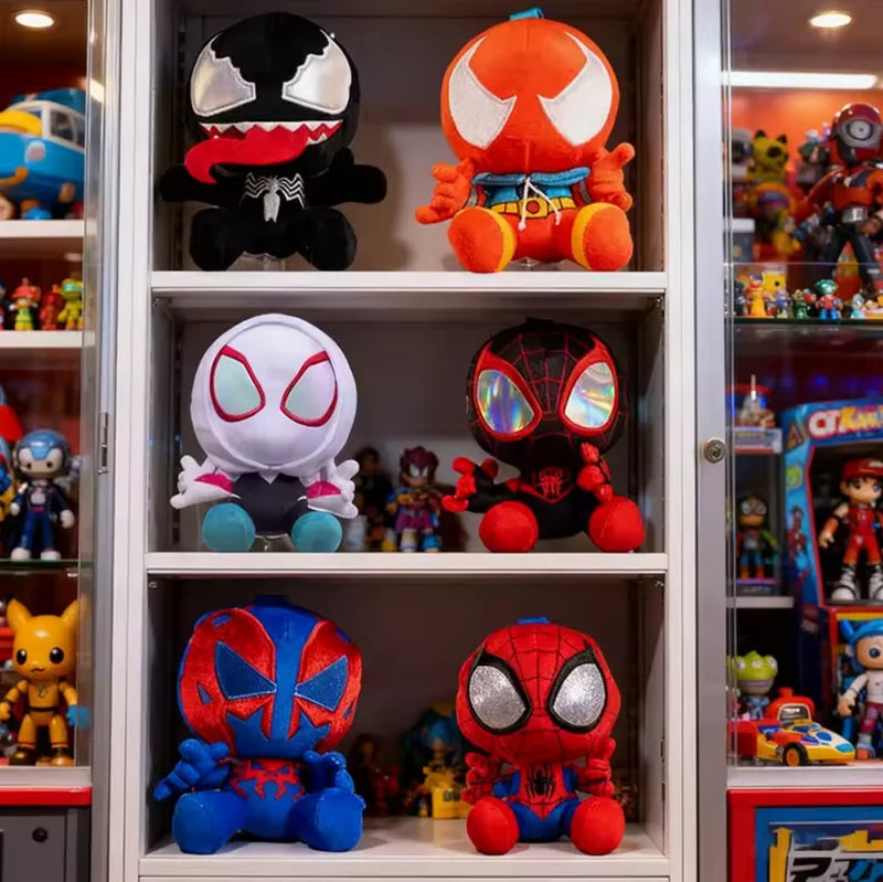 Anime Plush Blind Box Figurines Backpack Pendants - Spider Man Series Gift for Boys