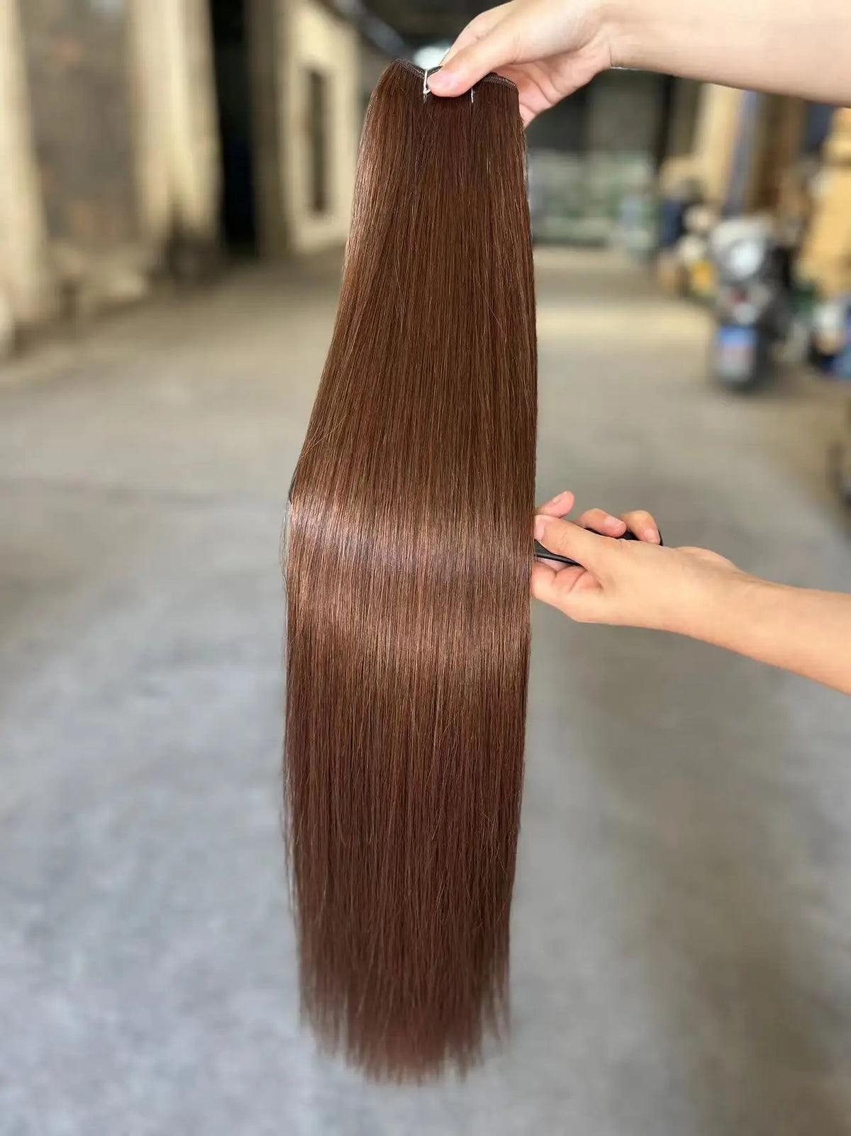 Synthetic Hair Extensions Blonde Straight Bundles Heat Resistant 12-38 Inch
