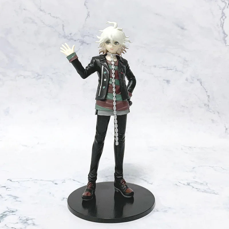 20CM Anime Danganronpa Nagito Komaeda Action Figure PVC Collectible Toy - White & Black Variants