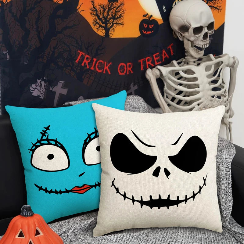 Halloween Pillow Cover Set - Horror Expressions Home Decor Cushion Covers