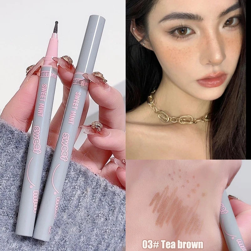 Natural Fake Freckle Makeup Pen Liquid Spot Pen Waterproof Face Dot Mole Tool