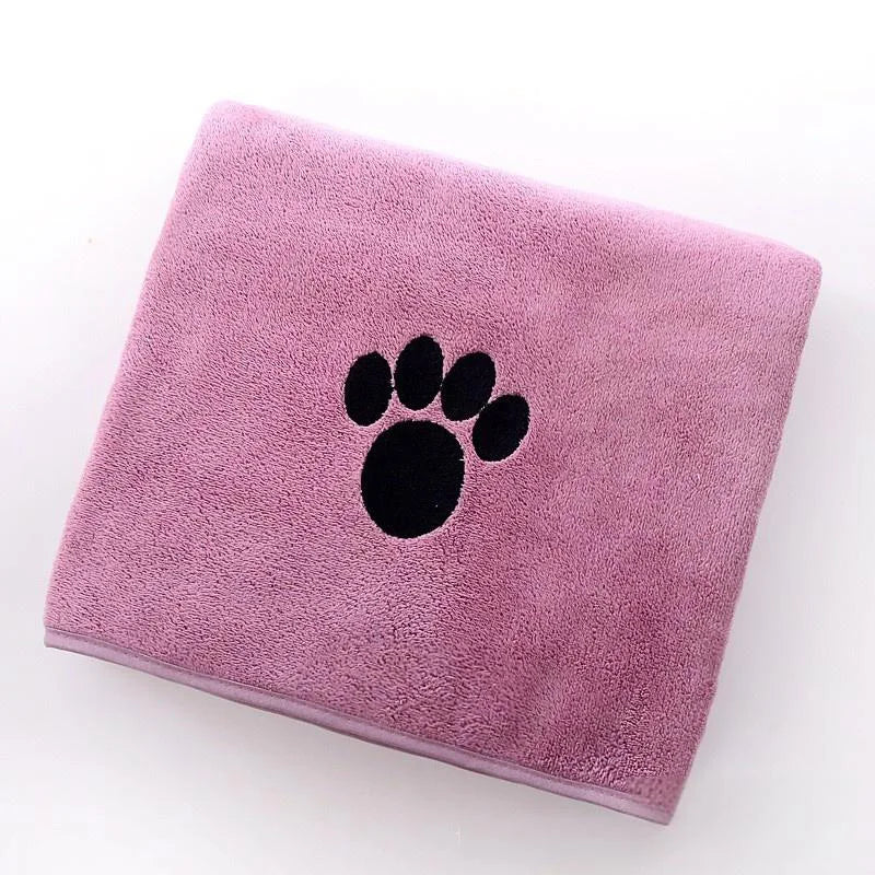 Microfiber Pet Absorbent Towel – Soft, Quick-Drying Dog and Cat Bath Towel