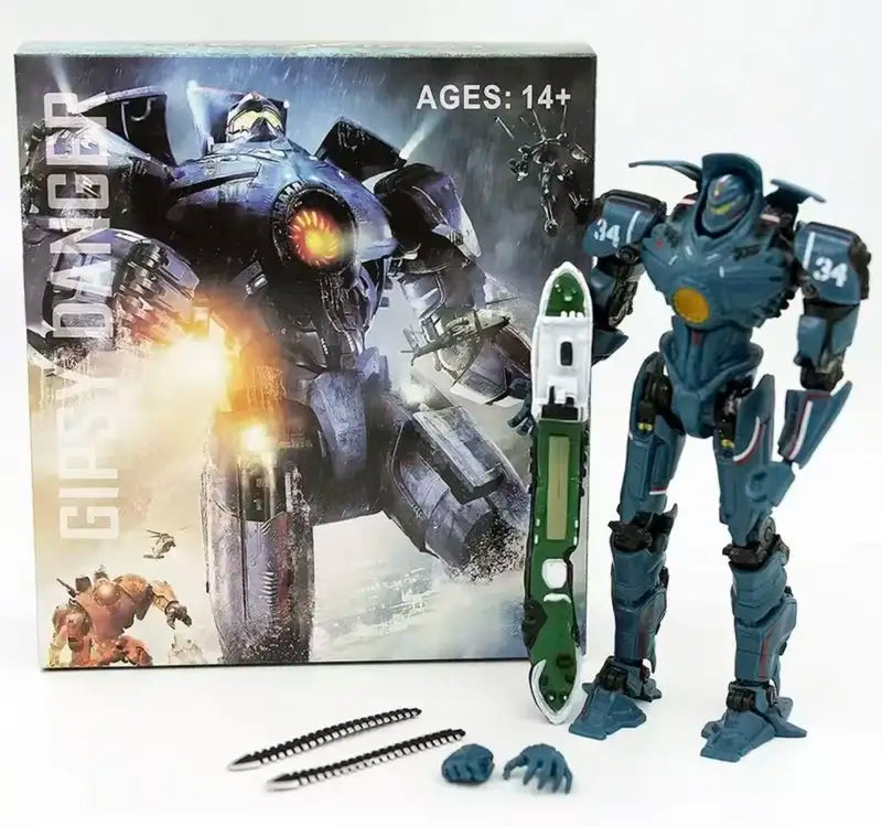 Light 20CM Emit NECA Action Figure Pacific Crimson Typhoon Model Toy Collection Gift