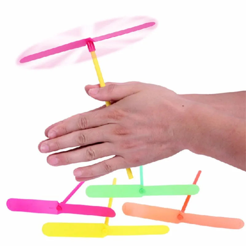 50 Pcs Outdoor Flying Dragonfly Propeller Toys Kids Game - Classic Plastic