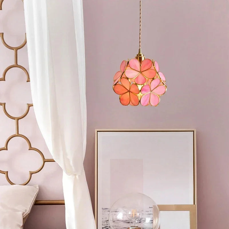 Modern Color Crystal Glass Pendant Light - Ceiling Chandelier for Living & Dining Room