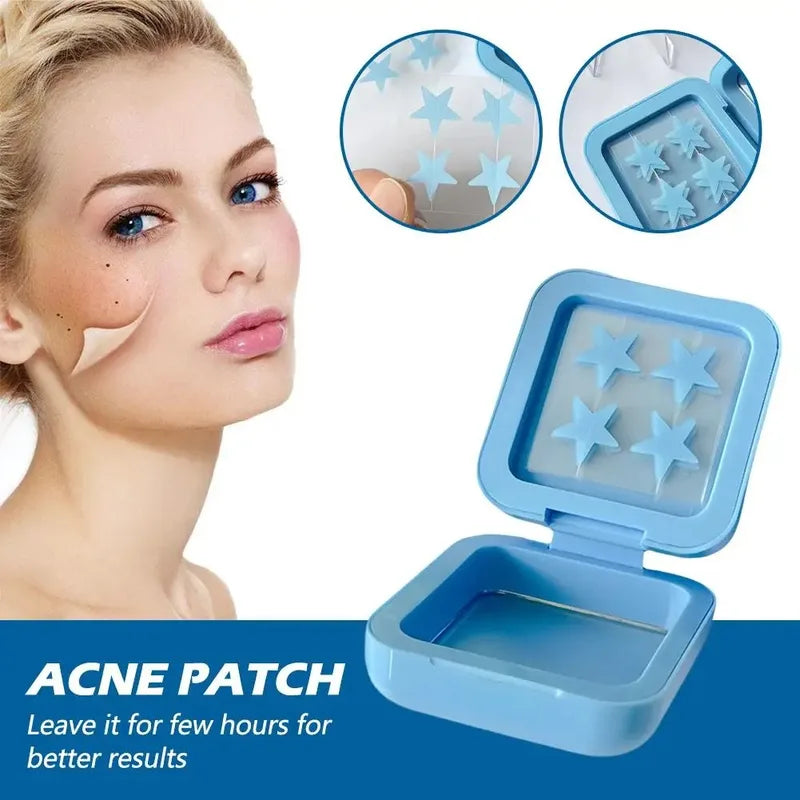 Yellow Acne Patch Fade Repair Stickers with Mirror Box - Invisible Conaler Tool
