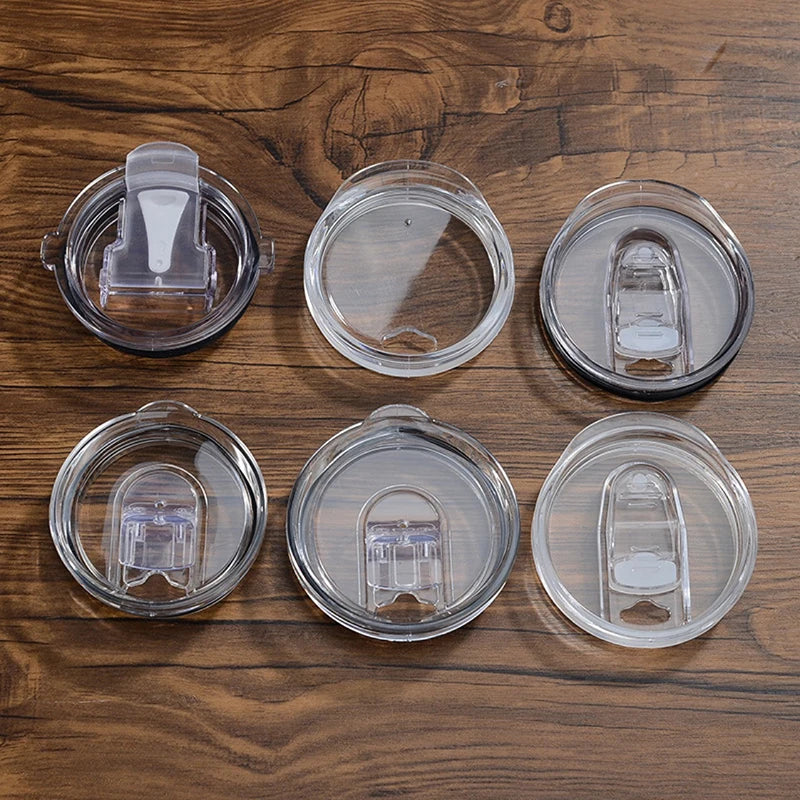20/30oz Spill Proof Plastic Tumbler Lid with Straw Opening - Insulated Sealing Cover