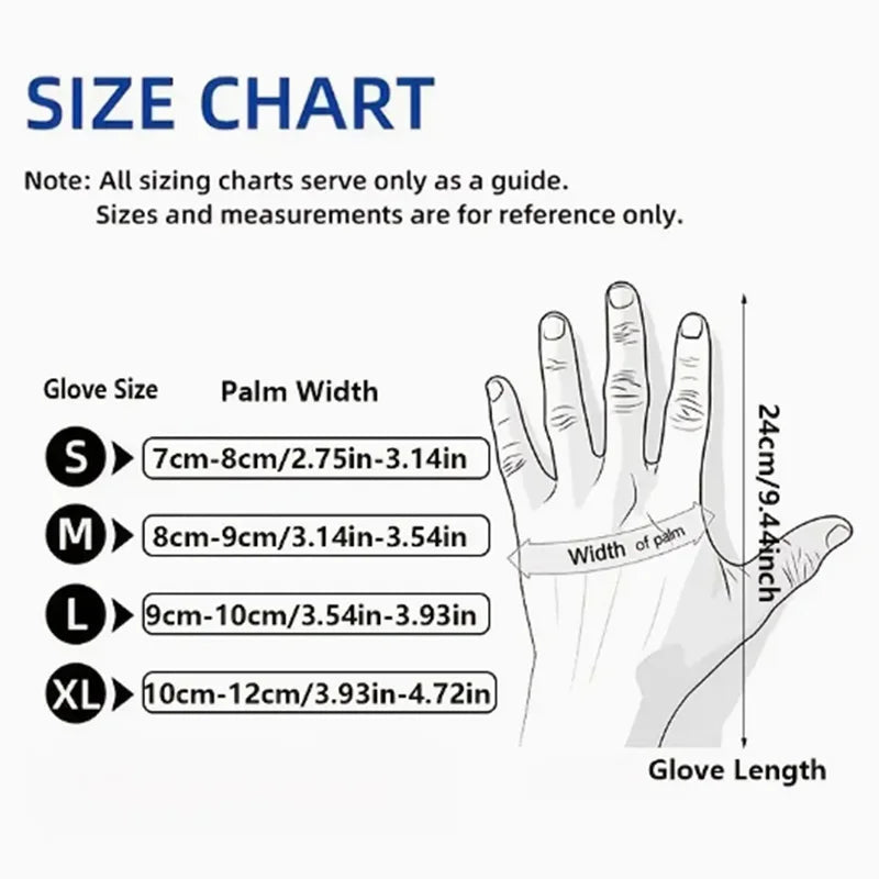 Heavy Duty Black Nitrile Gloves 100PCS - Food Safe, Powder & Latex Free, Durable Kitchen & Medical Use