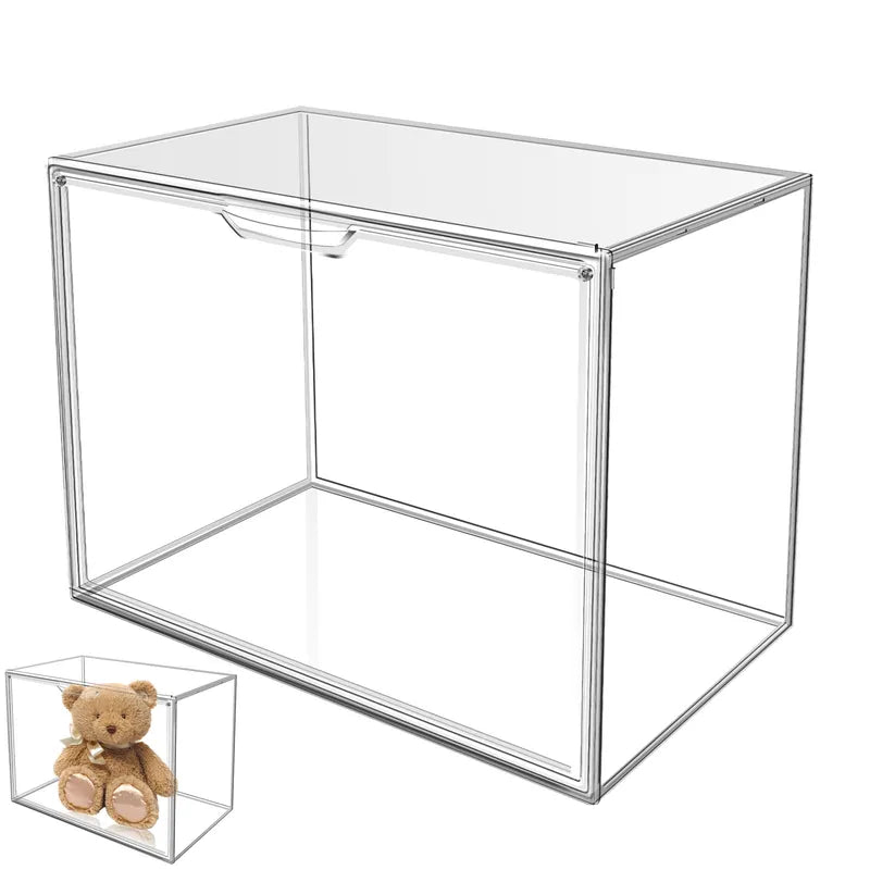 Large Stackable Plastic Display Storage Box for Dolls & Collectibles