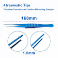 Titanium Vascular Pliers Forceps Cardiac Dissecting Microsurgical Instruments