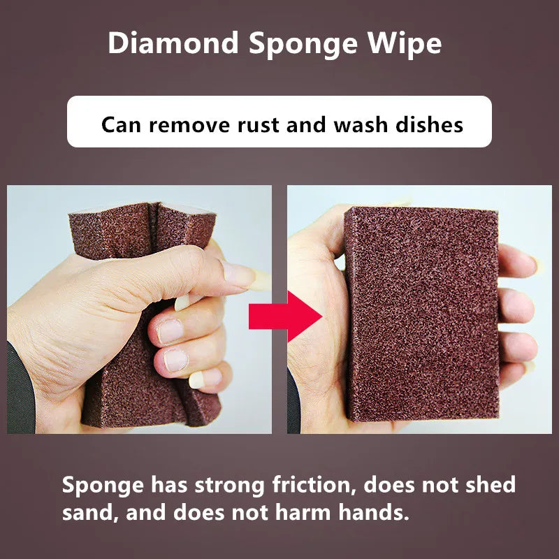 Magic Sponge Eraser Cleaning Brush for Rust and Grease Removal - Multi-Color