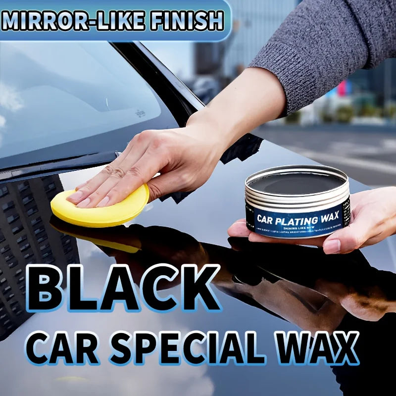 Black Car Wax and Polish Set - Scratch Removal High Gloss Protection