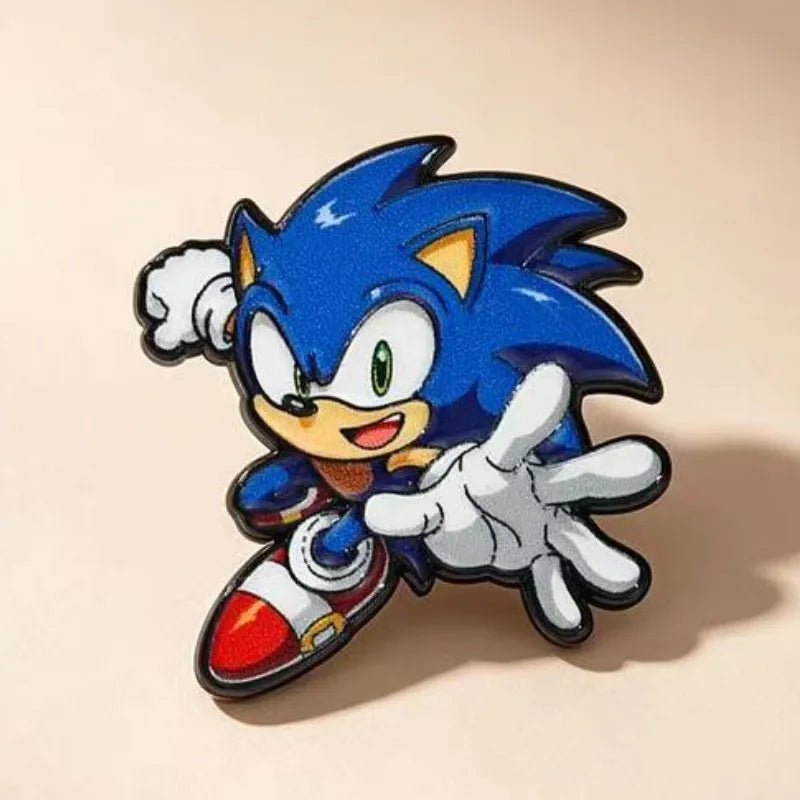 6pcs Cartoon Enamel Pin Set - Anime Badges Brooches for Bags & Clothes