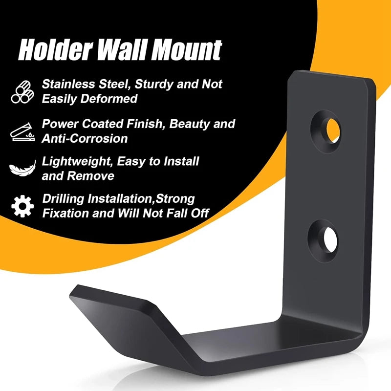 Heavy Duty Metal Utility Wall Hooks for Garage, Warehouse & Home Organization