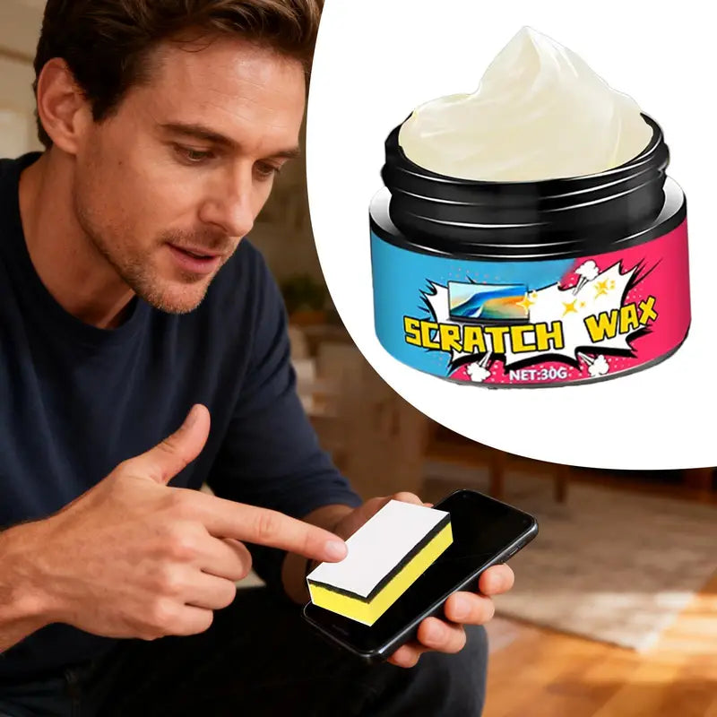 Laptop Scratch Repair Wax Polish Kit for Screen & Metal Surfaces - 30g