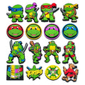 16 Pcs Ninja Turtle Shoe Charms Shoe Buckle Decorations Kids Sandals Accessories