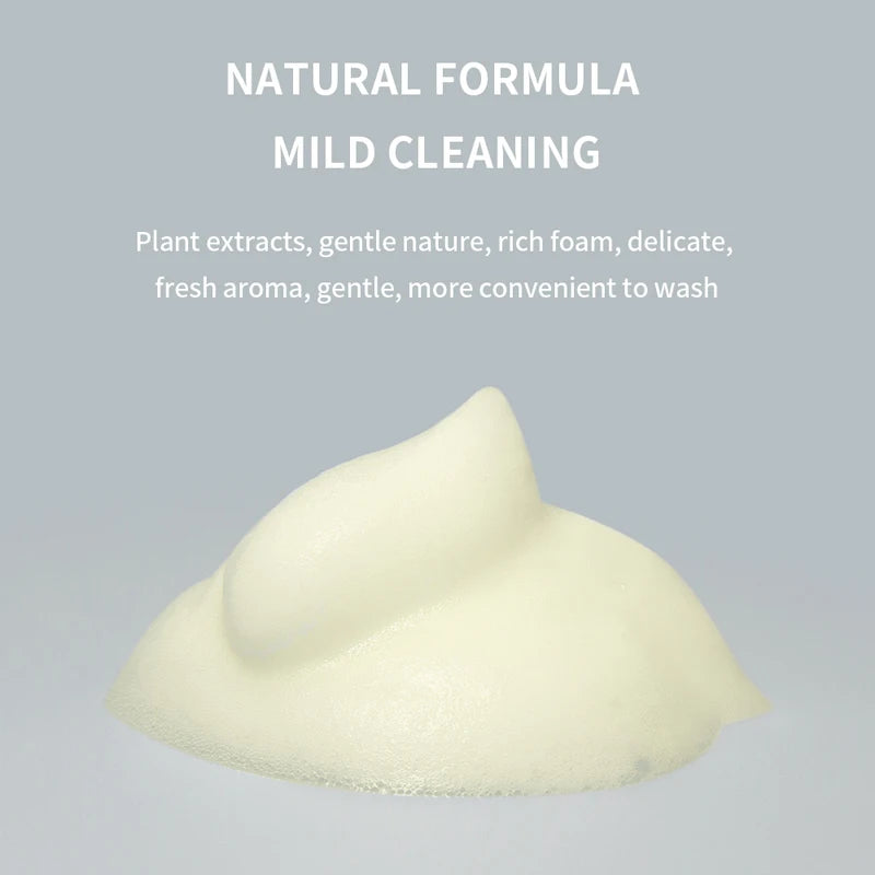 Eyelash Foam Cleanser 60ml No Tears Fruit Scent Lash Extension Shampoo Pump Bottle