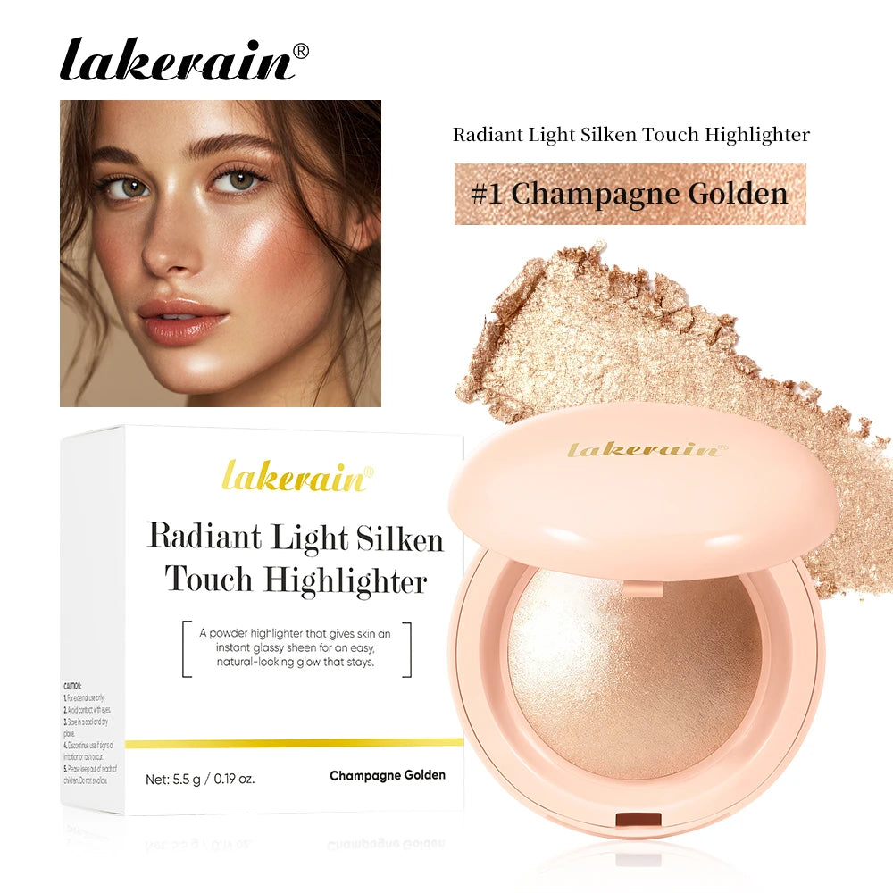 Long Lasting Waterproof Silken Touch Highlighter Powder - Luminescent Makeup