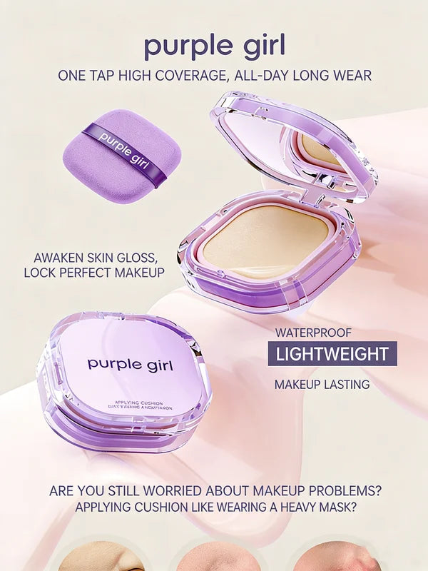 Full Coverage Waterproof Matte Foundation for Oily & Dry Skin - Flawless Face Base