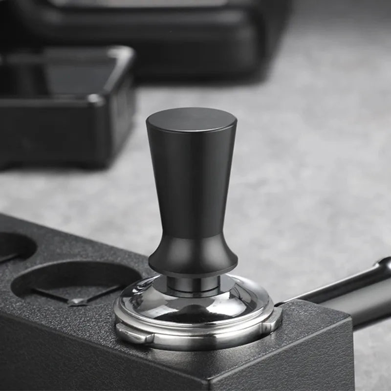 Adjustable Stainless Steel Coffee Tamper with Calibrated Spring - Multiple Sizes