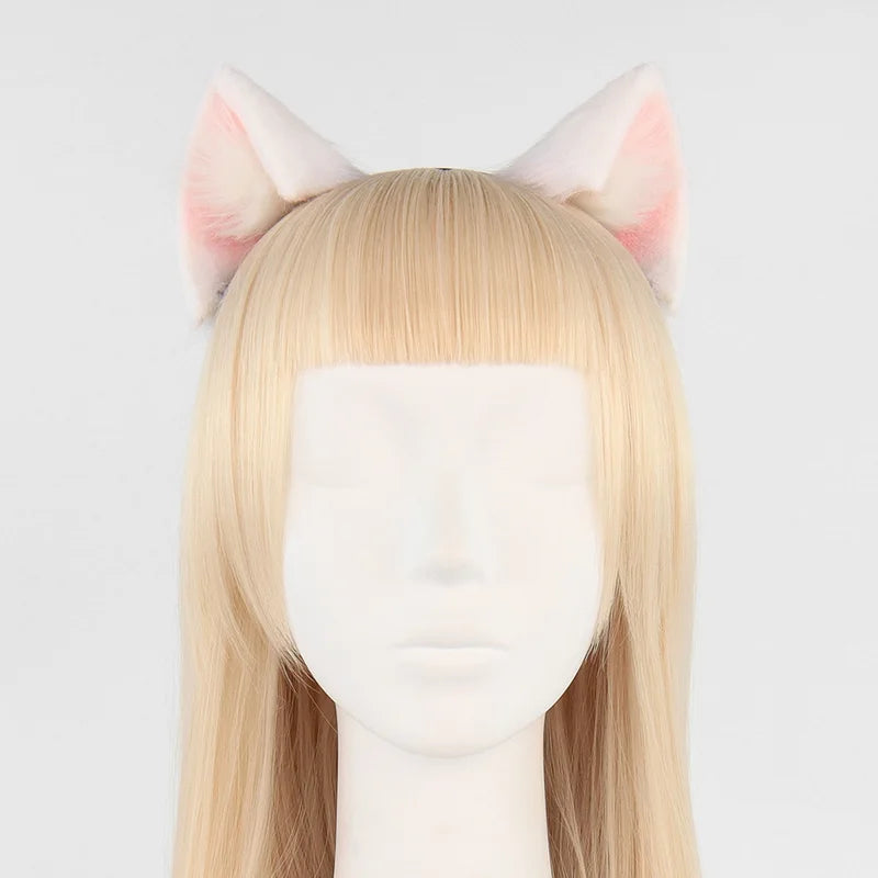 Anime Cat Ear Headband Hair Accessory for Cosplay and Halloween Women Girls