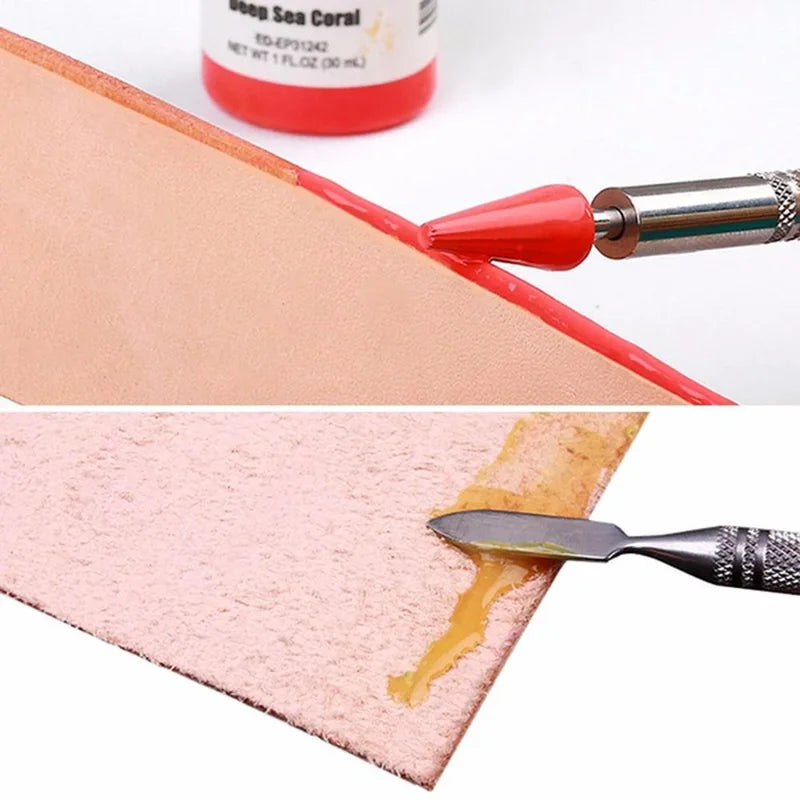 Leather Edge Oil Dye Pen Applicator for Craft and Painting - Stainless Steel, 130mm