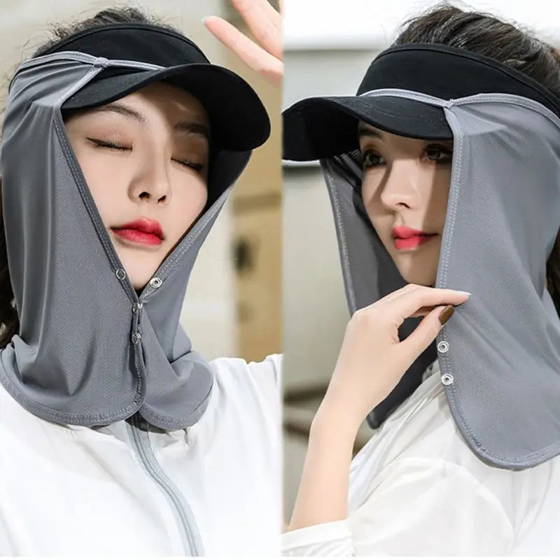 Outdoor UV Protection Face Scarf for Women - Sun Shield Neck Cover