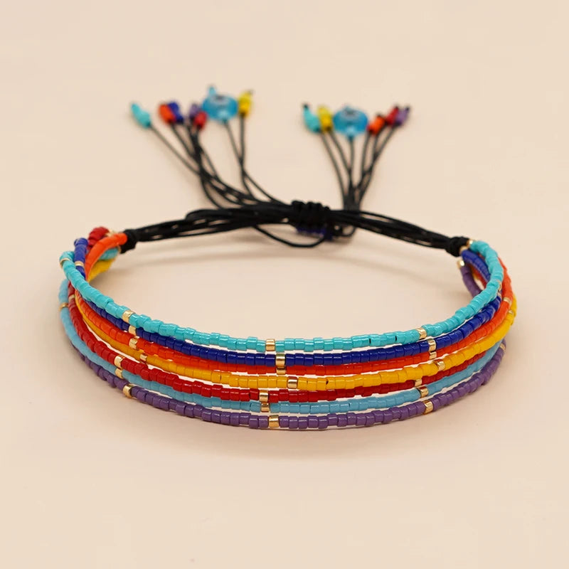 Beaded Miyuki Bracelet for Women - Handmade Fashion Jewelry Gift