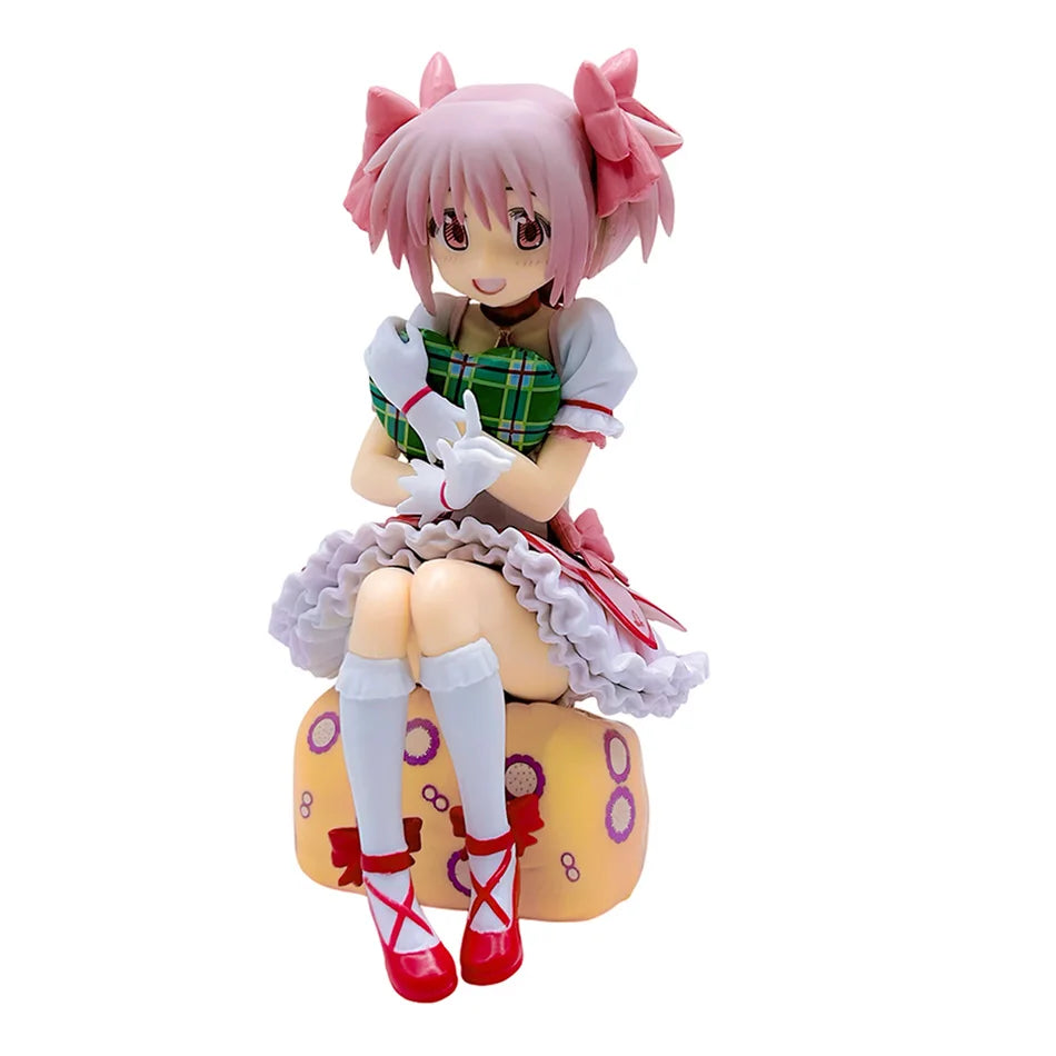 Anime Girl Collectible Figure - Madoka Kaname Noodle Stopper Model, Desktop Decoration