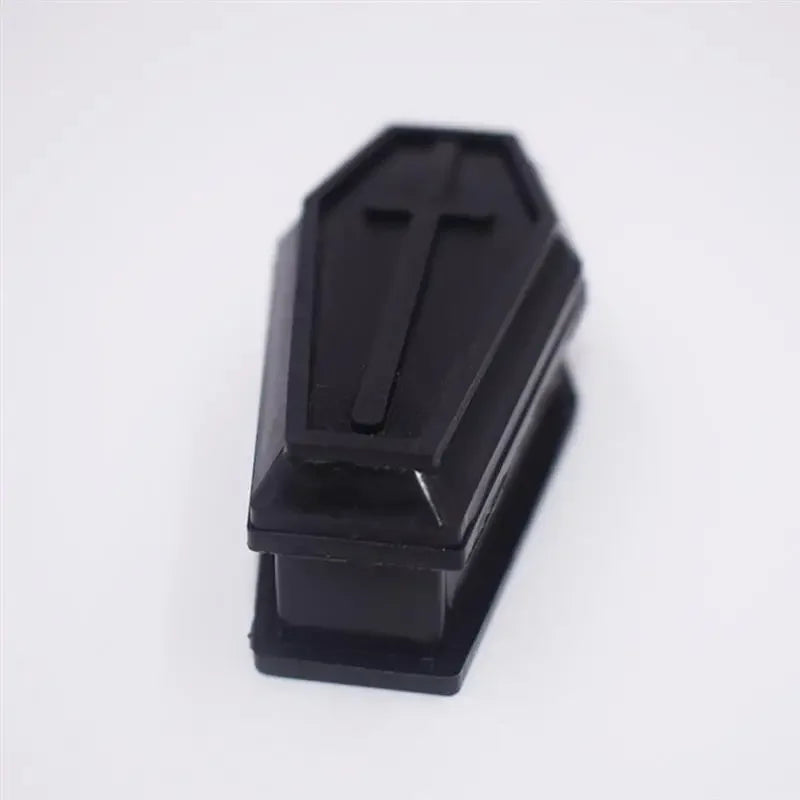 10pcs Mini Black Coffin Storage Boxes Halloween Decor Landscape Props