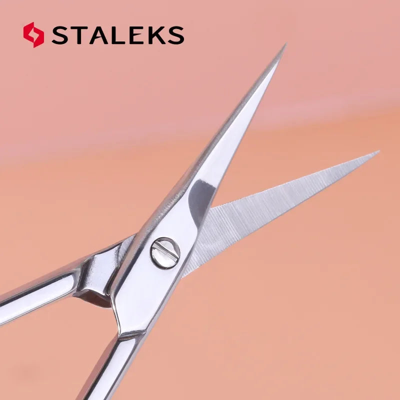 Eyebrow Scissors Stainless Steel Precision Trimming Nail & Makeup Tool